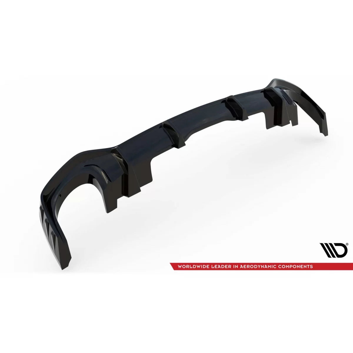 Diffusore Posteriore Nero Lucido per Audi RSQ8 MK1 dal 2019