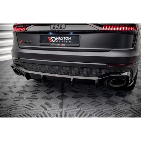 Diffusore Posteriore Nero Lucido per Audi RSQ8 MK1 dal 2019