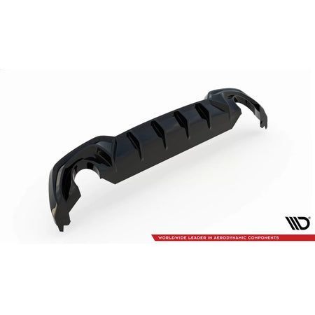 Diffusore Posteriore Nero per BMW Serie 3 G20 Berlina 2018-2022 M Sport Gancio