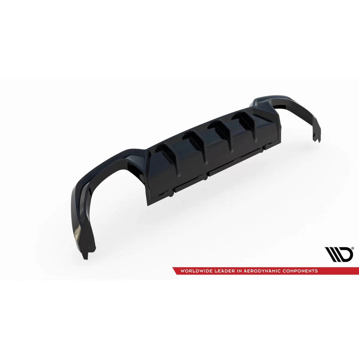 Diffusore Posteriore Nero Lucido per BMW Serie 3 G20 2018-2022