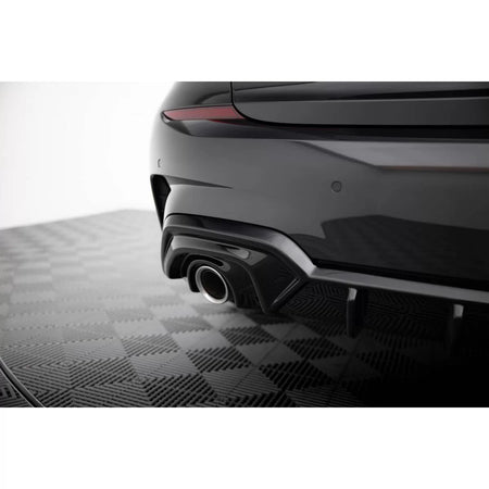 Diffusore Posteriore Nero per BMW Serie 3 G20 Berlina 2018-2022 M Sport Gancio
