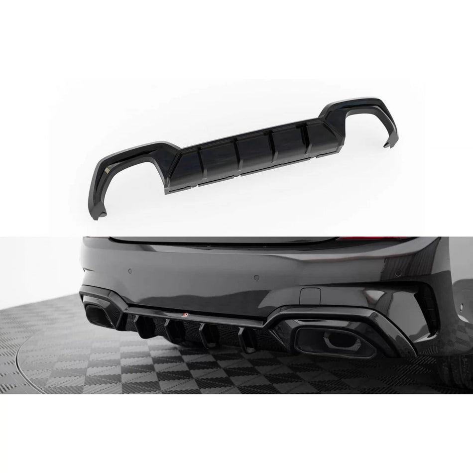 Diffusore Posteriore Nero Lucido per BMW Serie 3 G20 2018-2022
