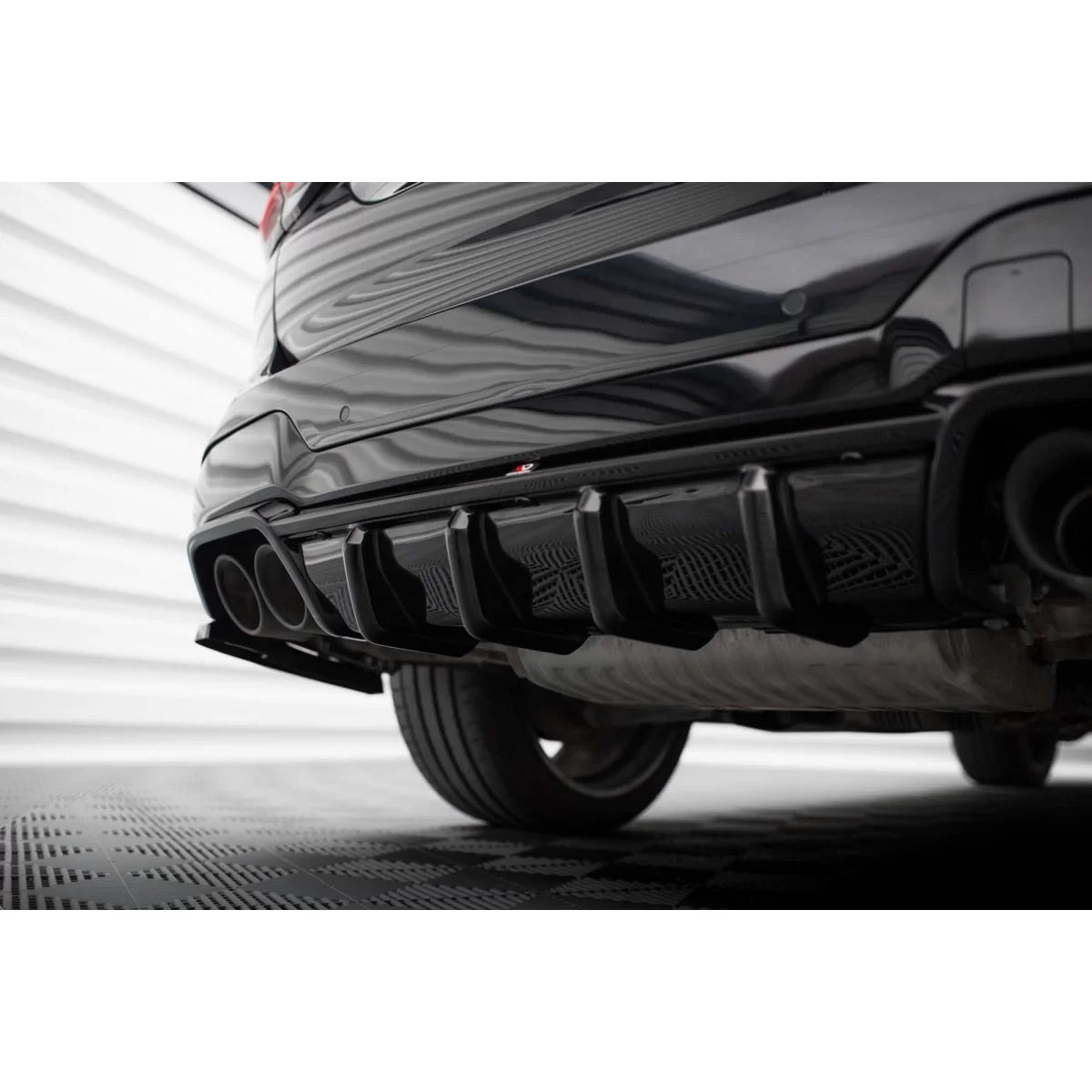 Diffusore Posteriore Nero per BMW X3 F97 dal 2021 Paraurti M