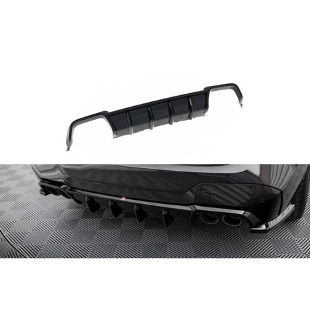 Diffusore Posteriore Nero per BMW X3 F97 dal 2021 Paraurti M