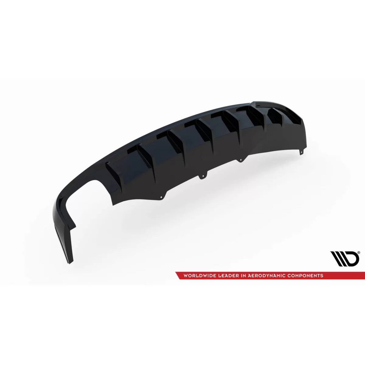 Diffusore Posteriore Nero per Audi A4 B8 Berlina e Avant 2007-2011