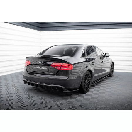 Diffusore Posteriore Nero per Audi A4 B8 Berlina e Avant 2007-2011