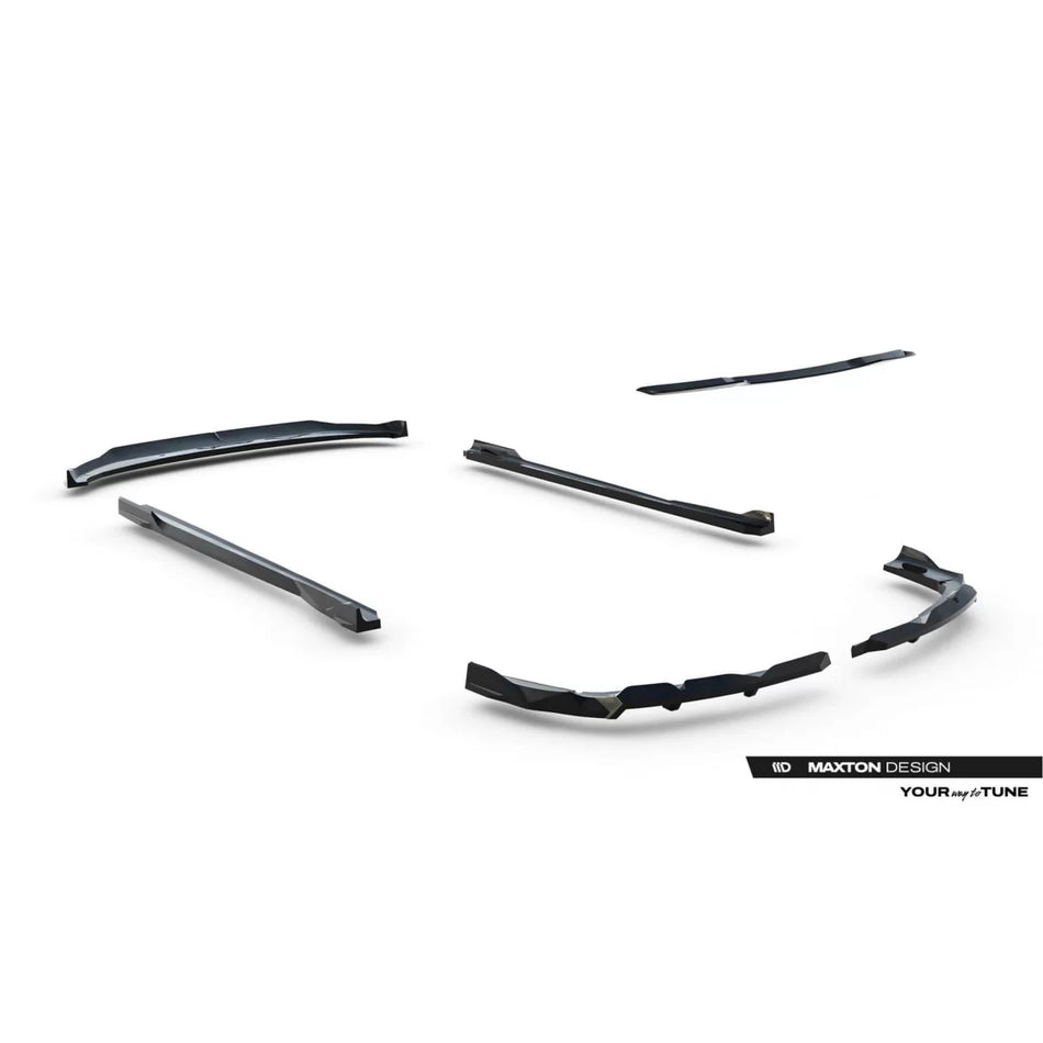 Minigonne Paraurti Anteriore Posteriore e Tetto Nero per BMW X3 G45 M Pack 2024