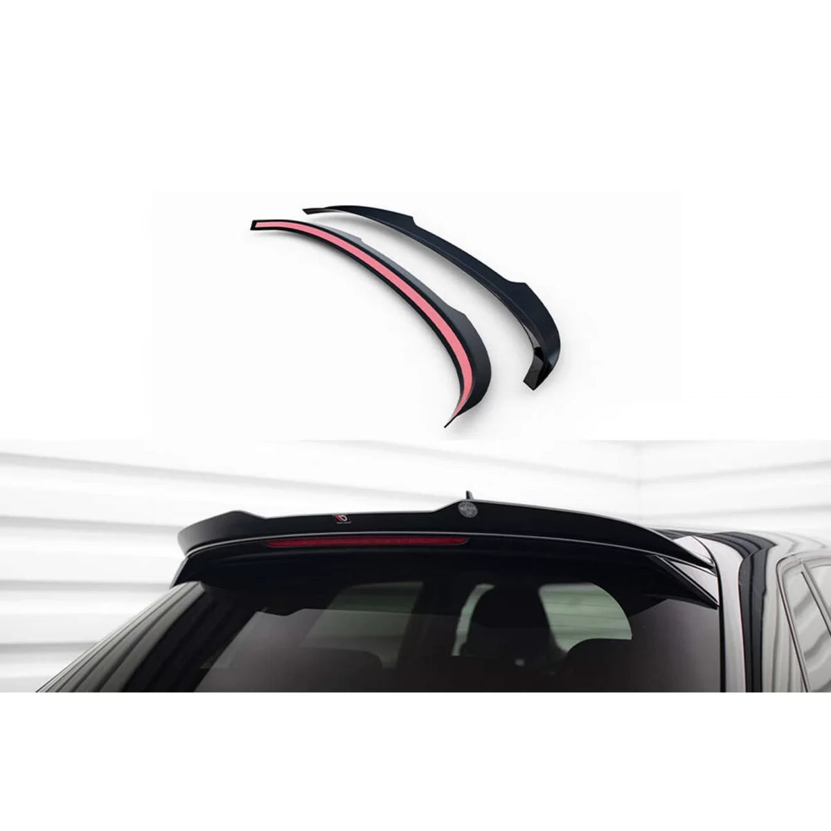 Spoiler Tetto Nero Lucido per Audi A3 Sportback 8V 2016-2020