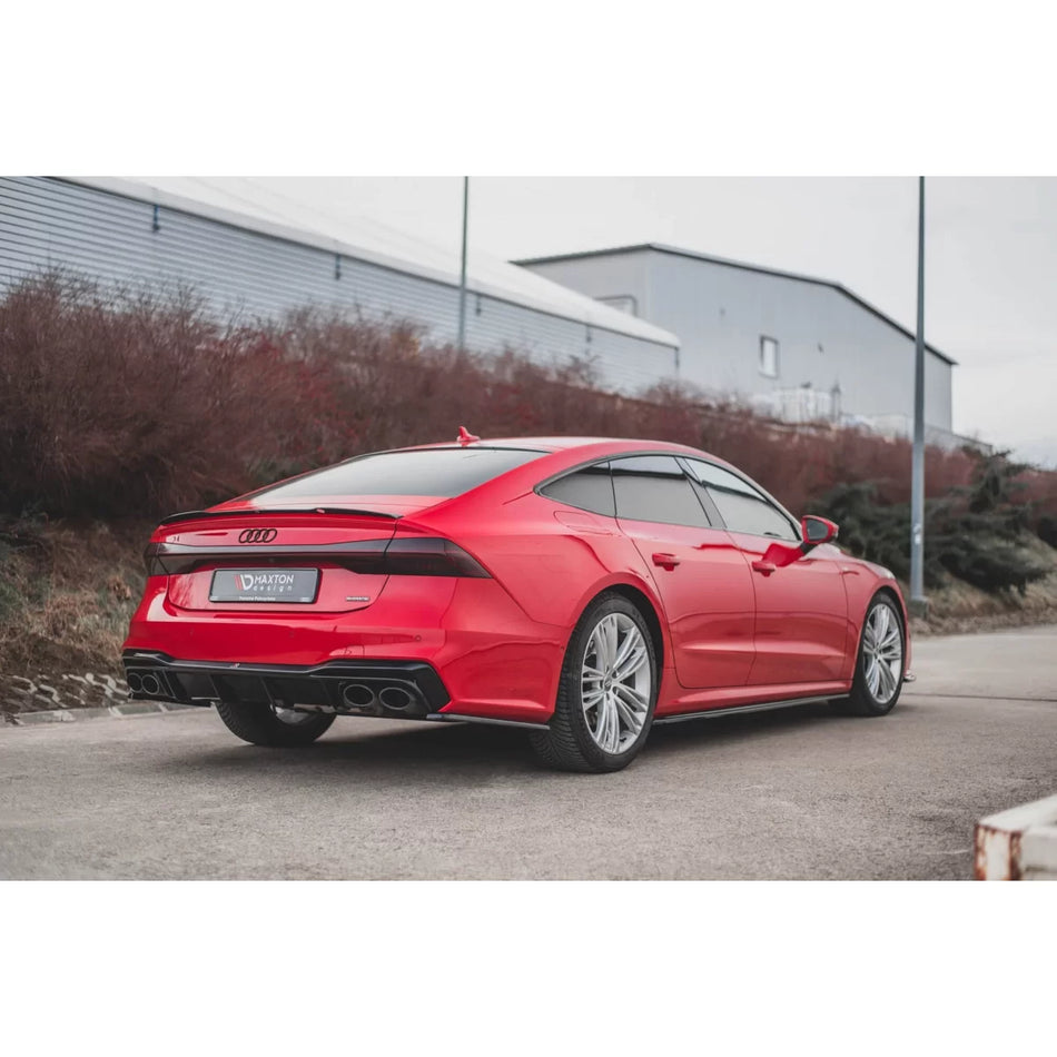 Add-on S-line Tipo Maxton Design Nero Lucido per Audi A7 C8 dal 2017