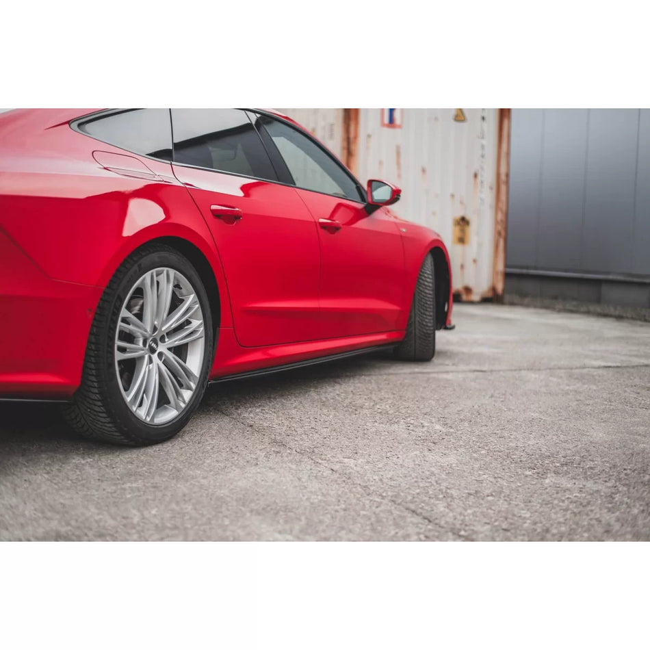 Add-on S-line Tipo Maxton Design Nero Lucido per Audi A7 C8 dal 2017