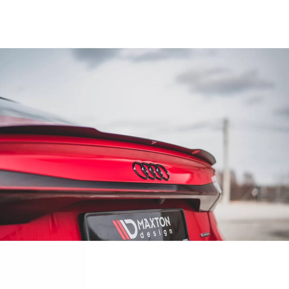 Spoiler Posteriore S-line Nero Lucido per Audi A7 C8 dal 2017