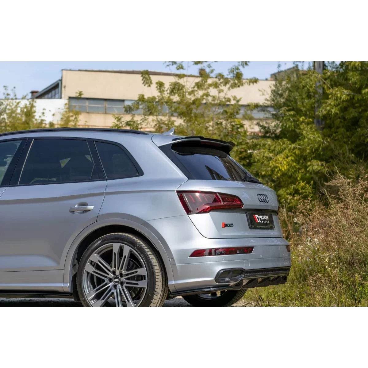 Spoiler Posteriore S-line Nero per Audi Q5 dal 2017