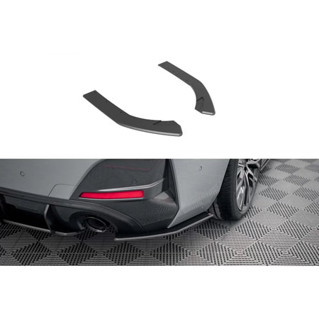 Estensioni Laterali Posteriori Paraurti Opaco Nero per BMW Serie 4 Gran Coupe