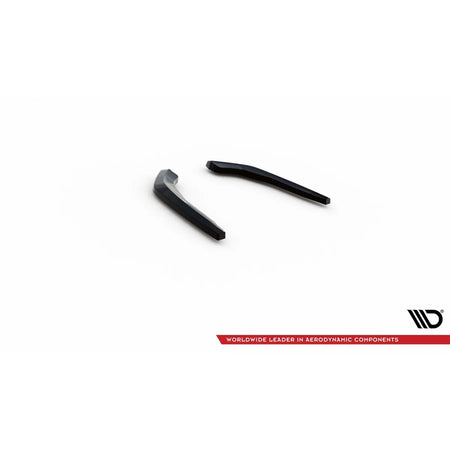 Prolunghe Laterali Posteriori Paraurti Nere per BMW X3 G01 M40D M40I M Pack