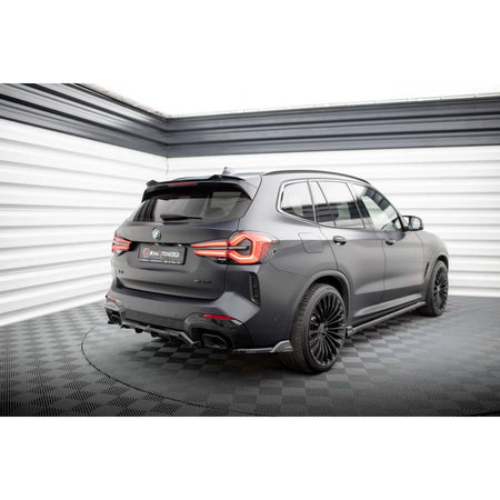 Estensioni Laterali Posteriori Paraurti Nero Lucido per BMW X3 G01 M Package