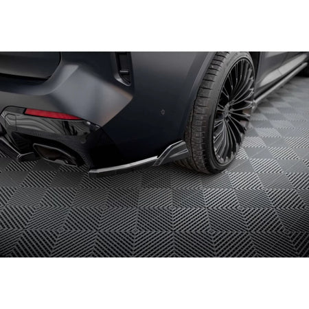 Estensioni Laterali Posteriori Paraurti Nero Lucido per BMW X3 G01 M Package