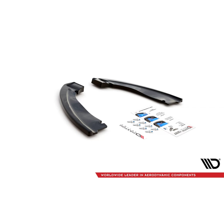 Prolunghe Laterali Posteriori Nere per BMW X5M F15 2014-2018