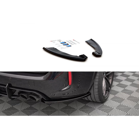 Prolunghe Laterali Posteriori Nere per BMW X5M F15 2014-2018