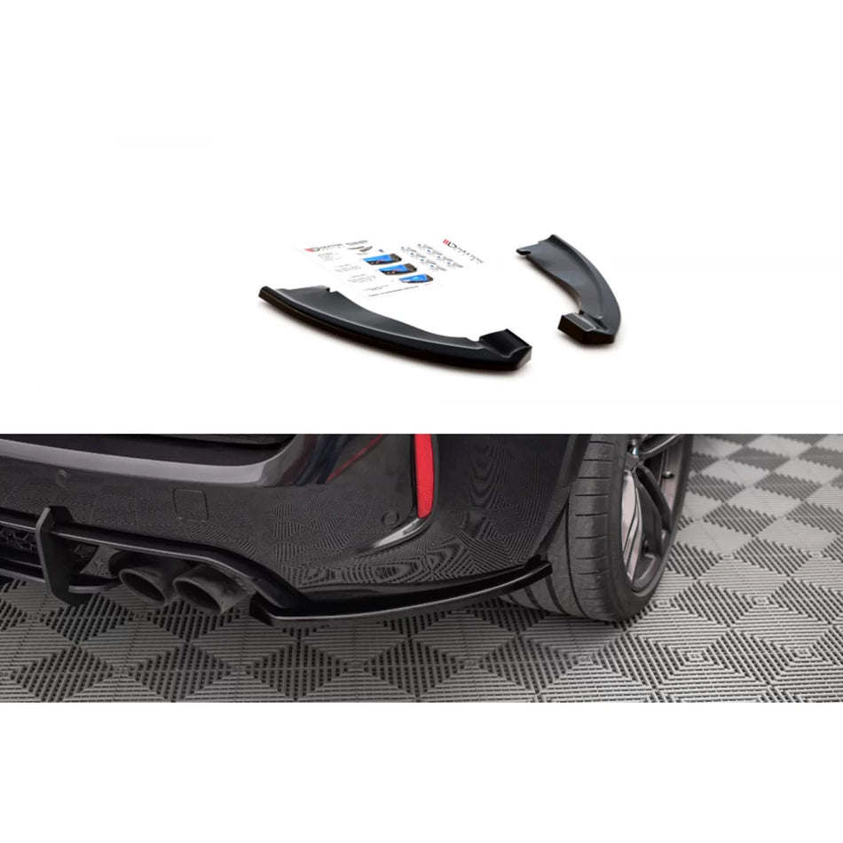 Prolunghe Laterali Posteriori Nere per BMW X5M F15 2014-2018