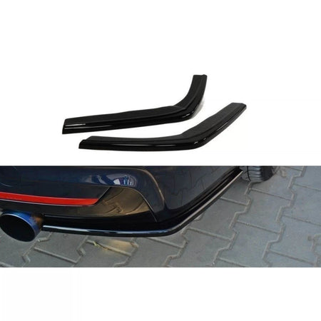 Prolunghe Laterali Posteriori Nere per BMW Serie 4 F32 dal 2013 M Technik