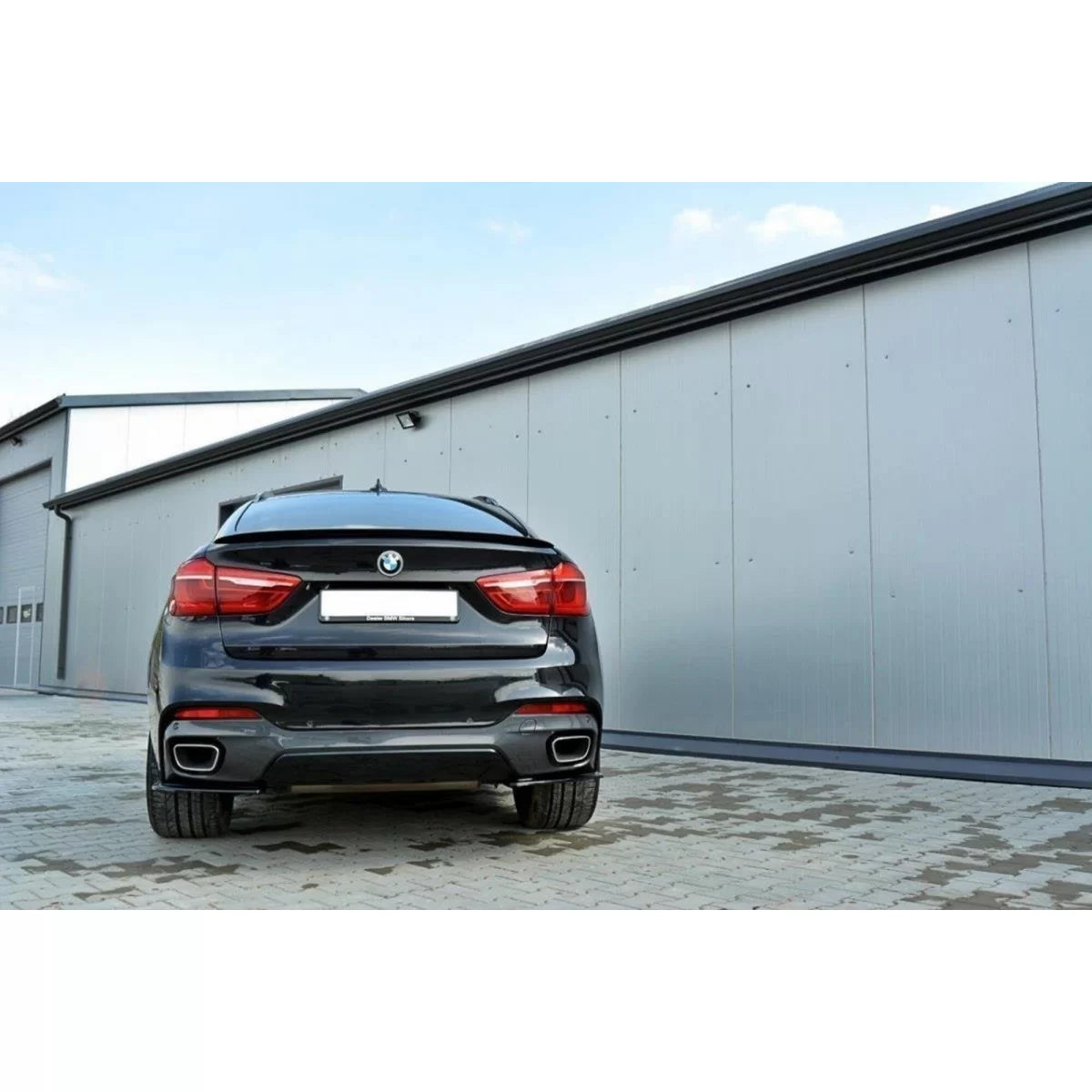 Estensioni Laterali Posteriori Paraurti M Technik Nere per BMW X6 F16 dal 2014
