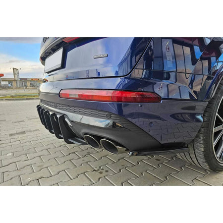 Estensioni Laterali Posteriori Paraurti S-line Nero Audi Q7 2019-2023