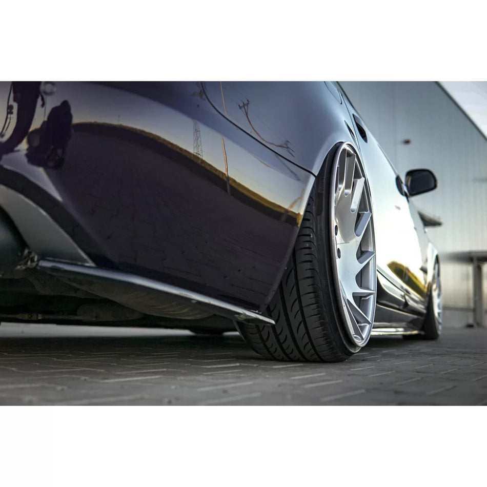 Estensioni Laterali Posteriori Paraurti S-line Nero Audi A6 C6 2004-2011