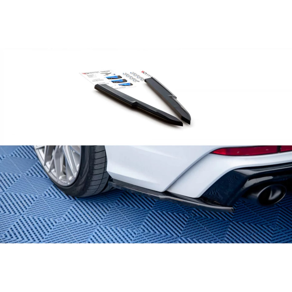 Estensioni Laterali Posteriori Paraurti S-line Nero Audi A6 C8 dal 2018