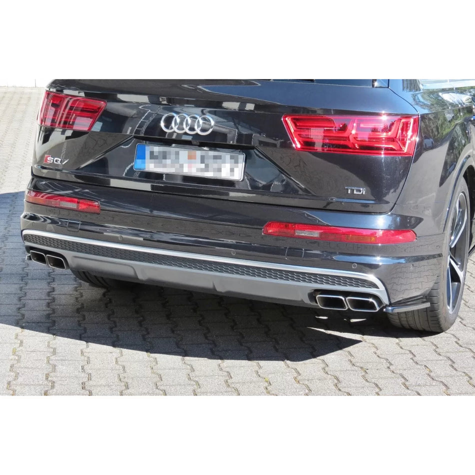 Estensioni Laterali Posteriori Nere per Audi Q7 2015-2019 Paraurti SQ7 S-line