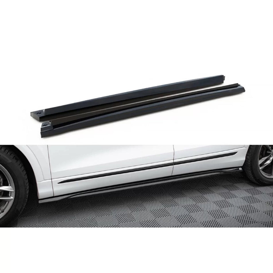 Minigonne Posteriori Lucide Nere per Audi Q8 2018-2023 S-line