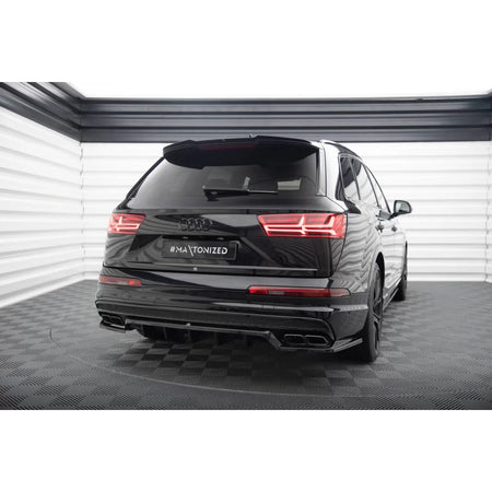 Spoiler Posteriore Nero Lucido per Audi Q7 S-line 2015-2019