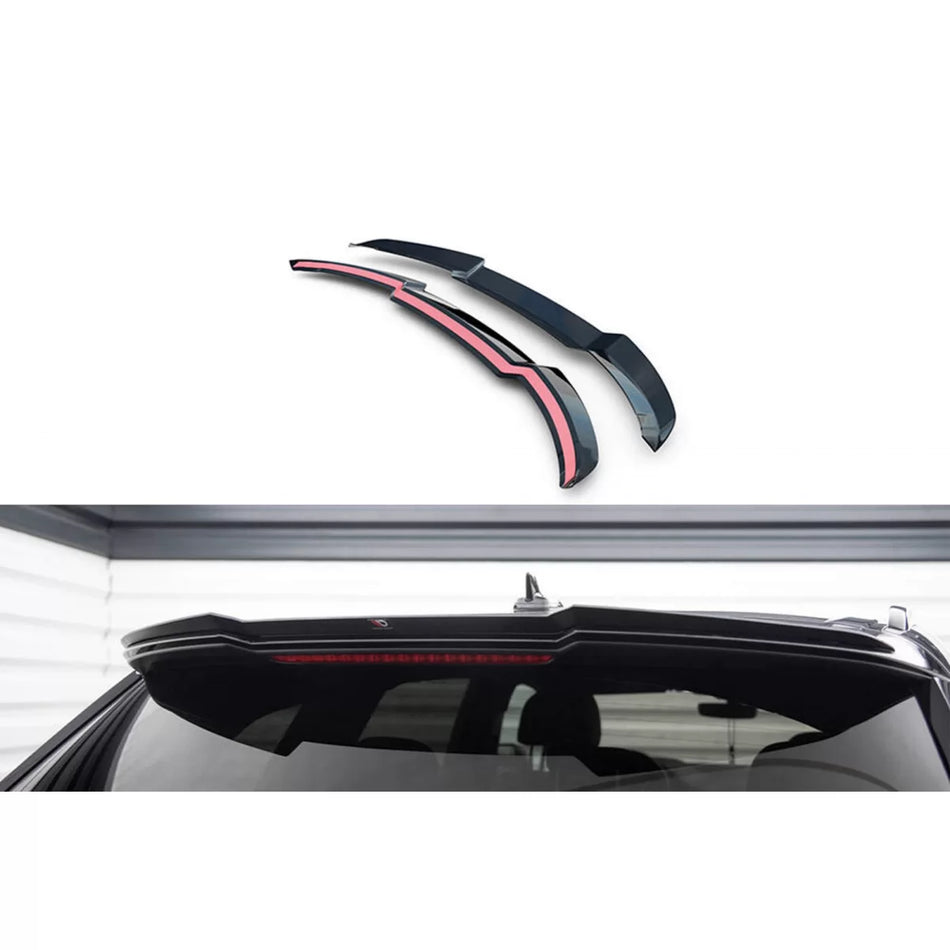 Spoiler Posteriore Nero Lucido per Audi Q7 S-line 2015-2019