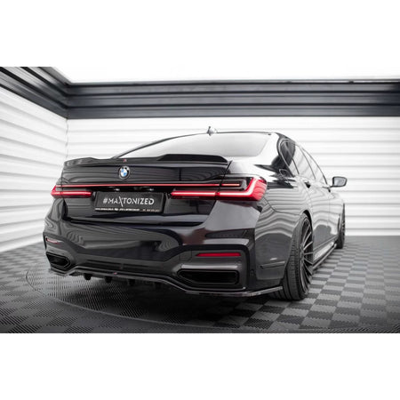 Spoiler Posteriore Nero Lucido per BMW Serie 7 G11 M Package 2015-2022