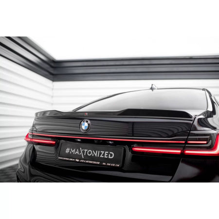 Spoiler Posteriore Nero Lucido per BMW Serie 7 G11 M Package 2015-2022