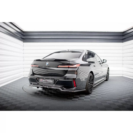 Spoiler Posteriore Nero Lucido per BMW Serie 7 M-pack G70 dal 2022