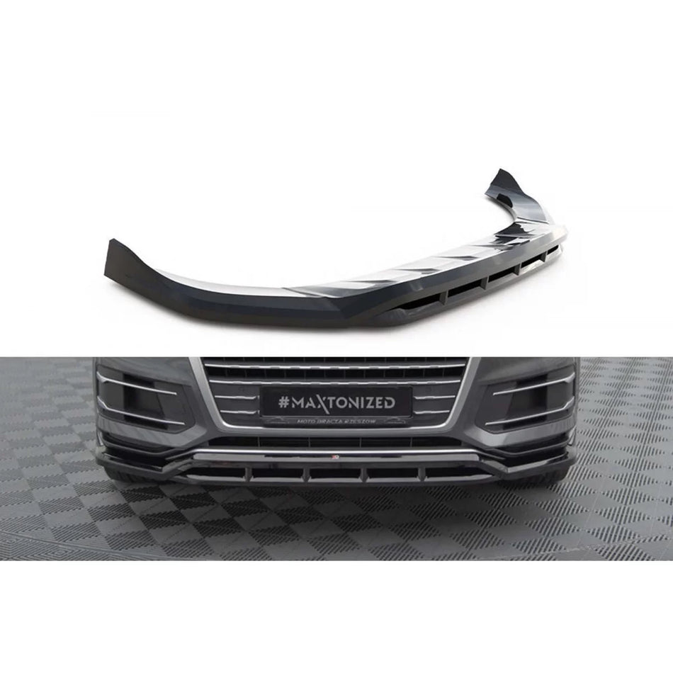 Spoiler Anteriore Verniciato Nero per Audi Q7 2015-2019