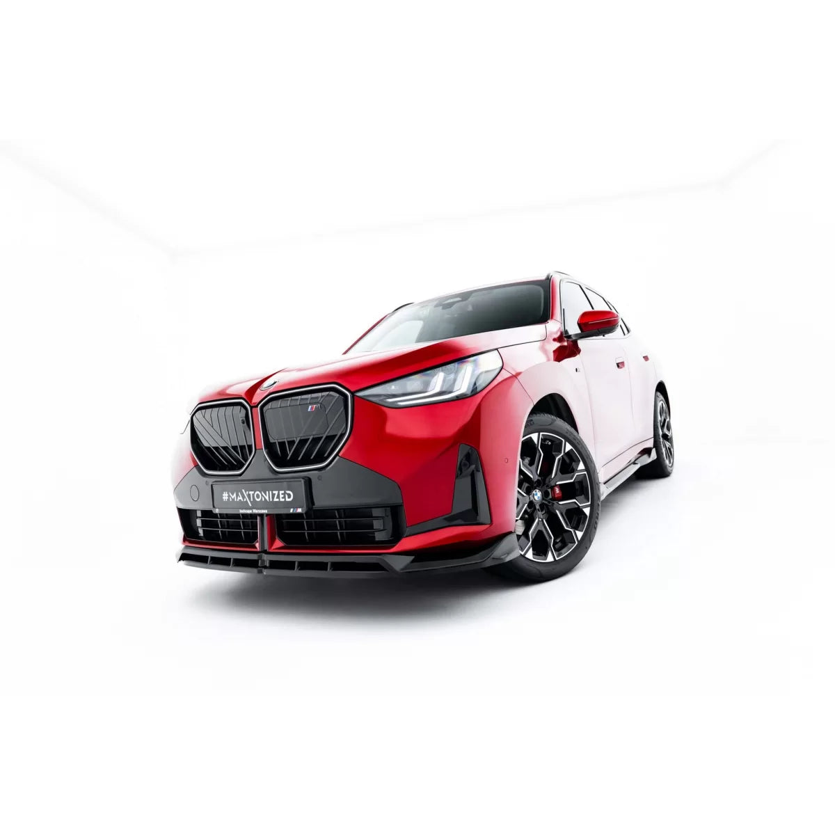 Spoiler Anteriore per BMW X3 G45 M Package dal 2024 Nero Lucido
