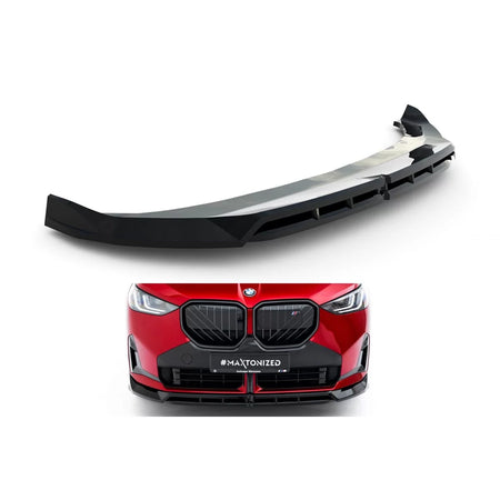 Spoiler Anteriore per BMW X3 G45 M Package dal 2024 Nero Lucido
