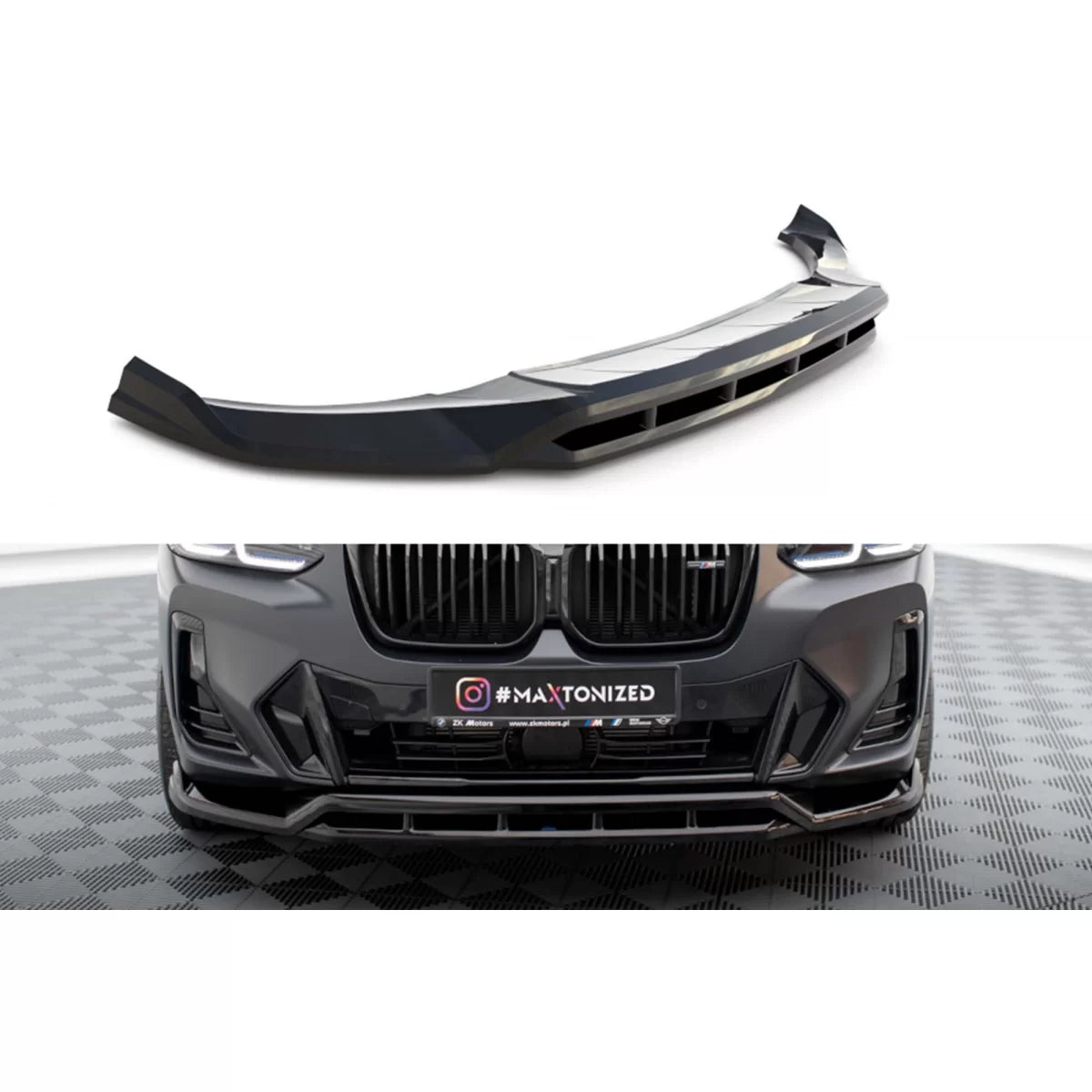 Spoiler Anteriore Paraurti Nero BMW X3 G01 M Package dal 2021