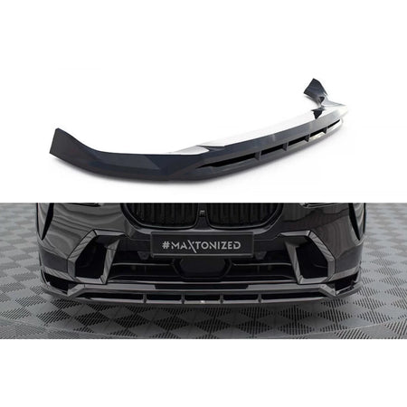 Spoiler Anteriore Paraurti Nero Lucido per BMW X7 G07 M Package dal 2022
