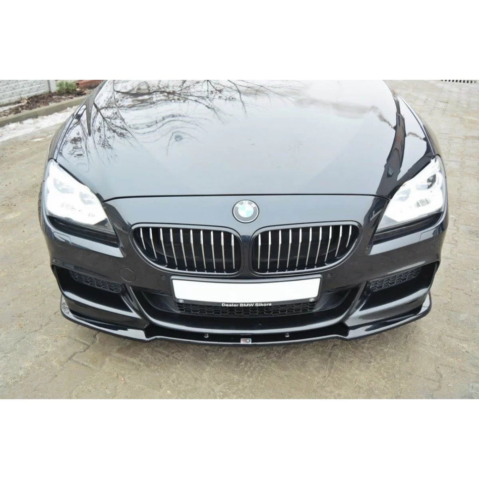 Spoiler Anteriore M Technik Nero Lucido per BMW Serie 6 Gran Coupe F06 dal 2013