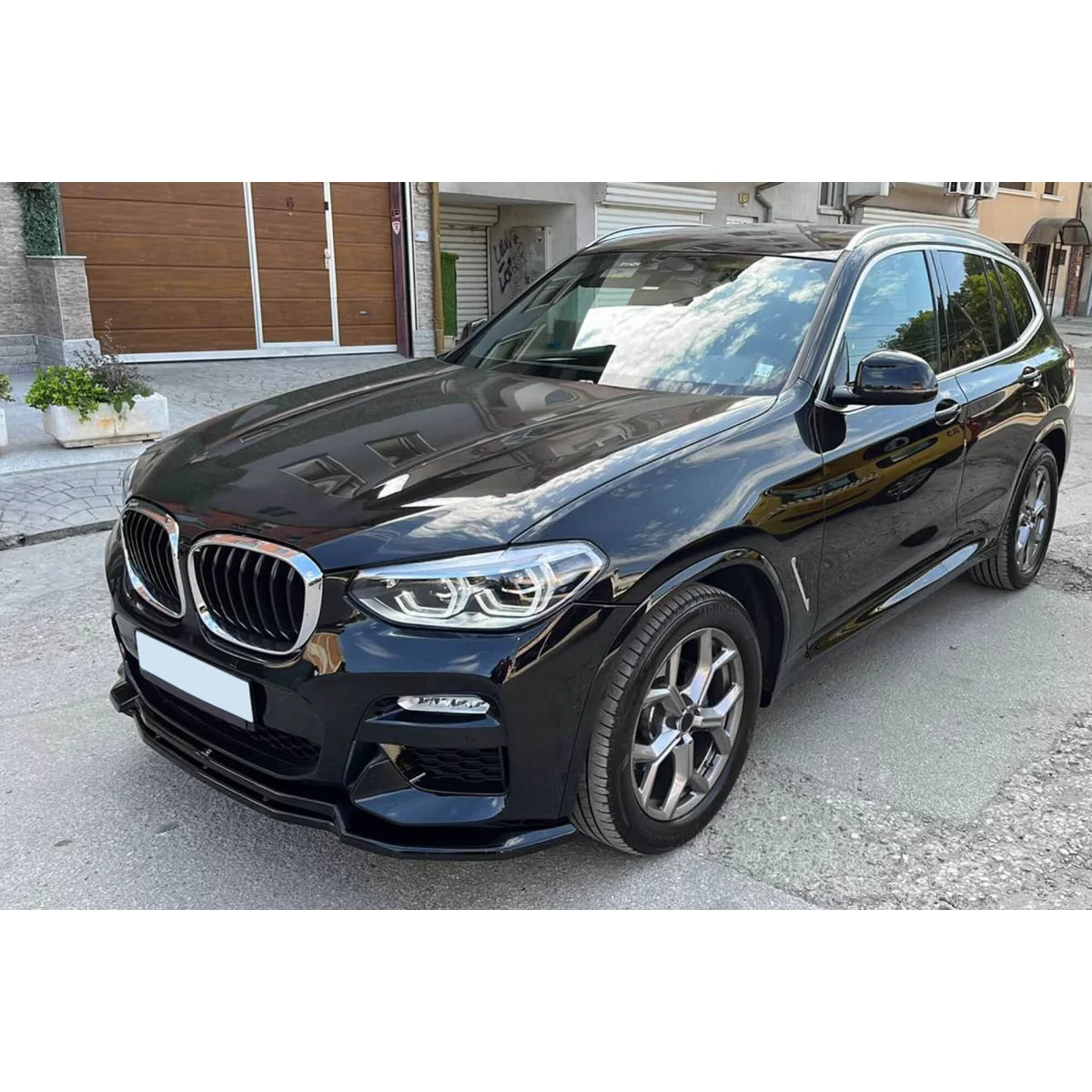 Spoiler Anteriore M Technik Nero Lucido per BMW X3 G01 dal 2018