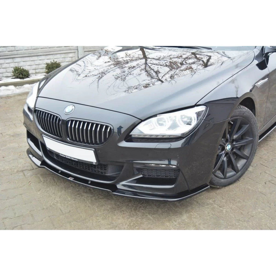 Spoiler Anteriore M Technik Nero Lucido per BMW Serie 6 Gran Coupe F06 dal 2013