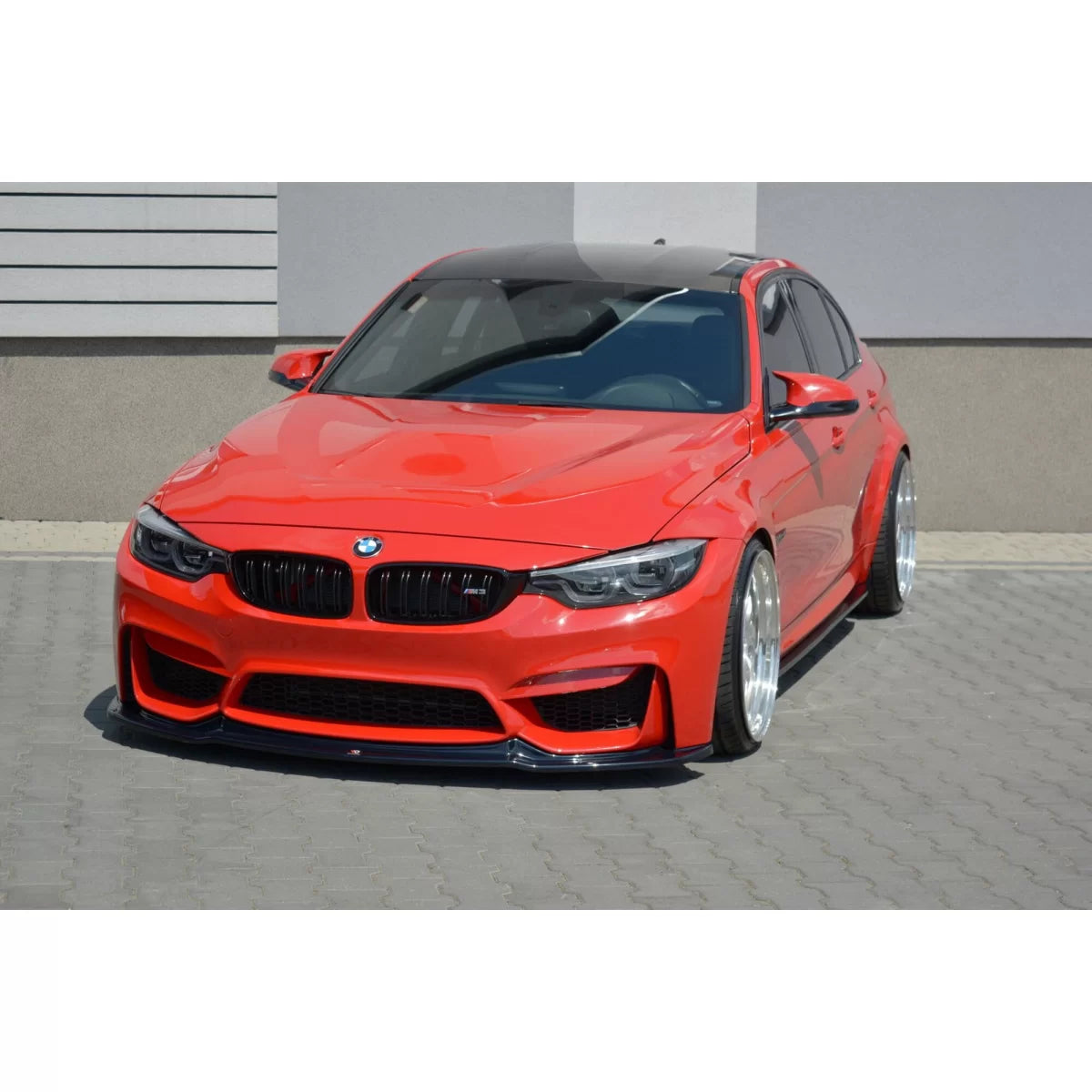 Spoiler Anteriore Verniciato Nero per BMW Serie 3 F80 dal 2014