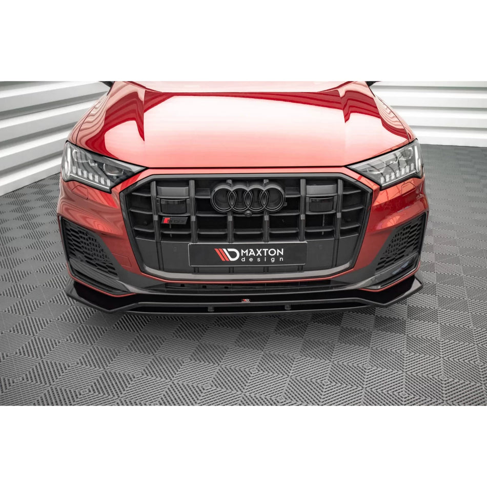 Spoiler Anteriore Nero Lucido per Audi Q7 S-line SQ7 dal 2019
