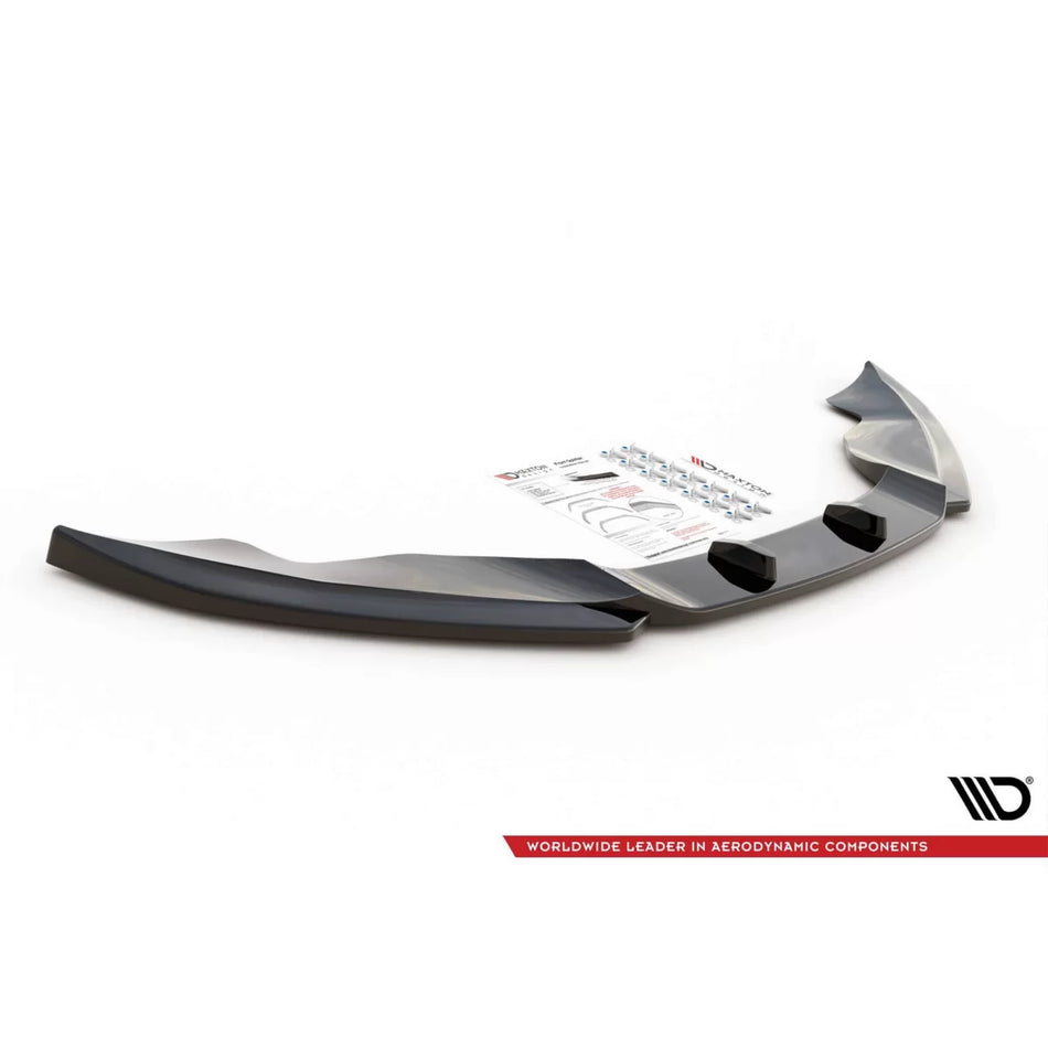 Spoiler Anteriore Nero Lucido per Audi Q7 2005-2009 S-line