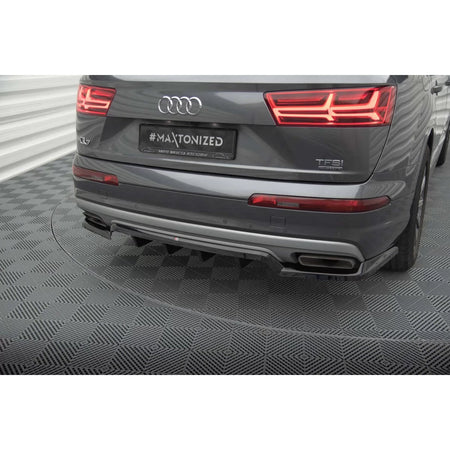 Spoiler Posteriore Nero Lucido per Audi Q7 2015-2019