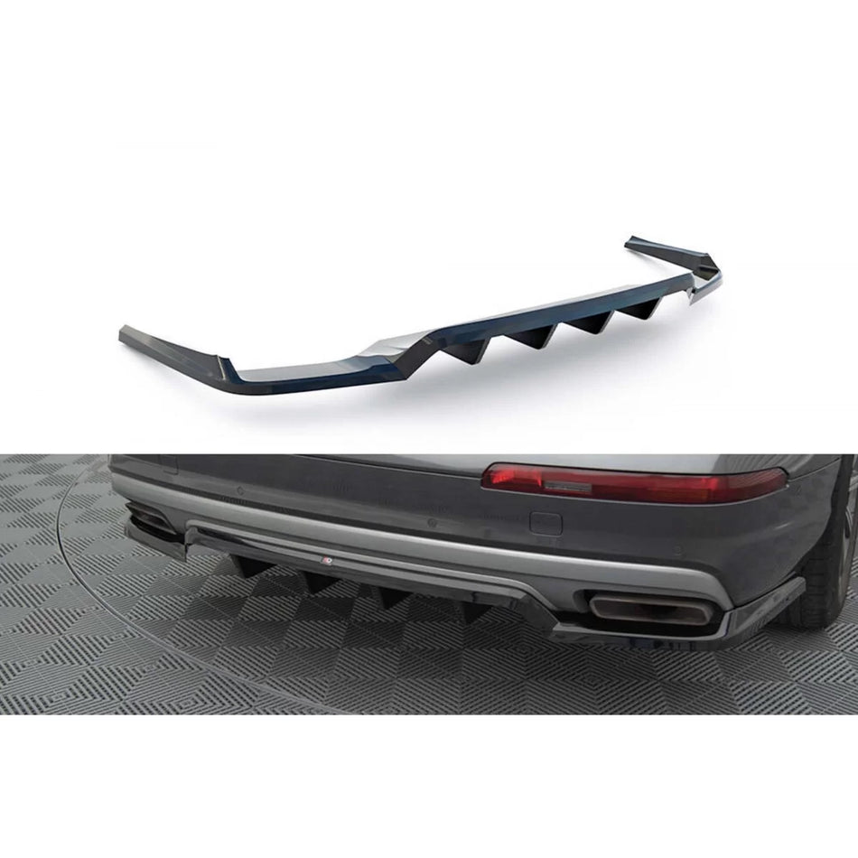 Spoiler Posteriore Nero Lucido per Audi Q7 2015-2019