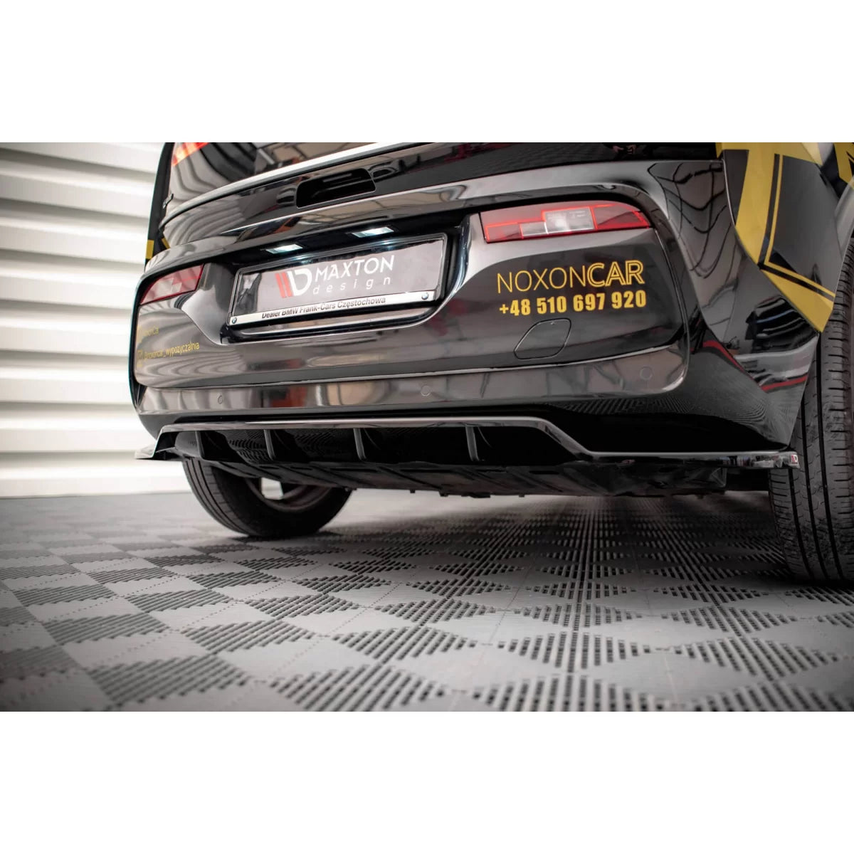 Spoiler Posteriore Nero Lucido per BMW I3 2017-2022