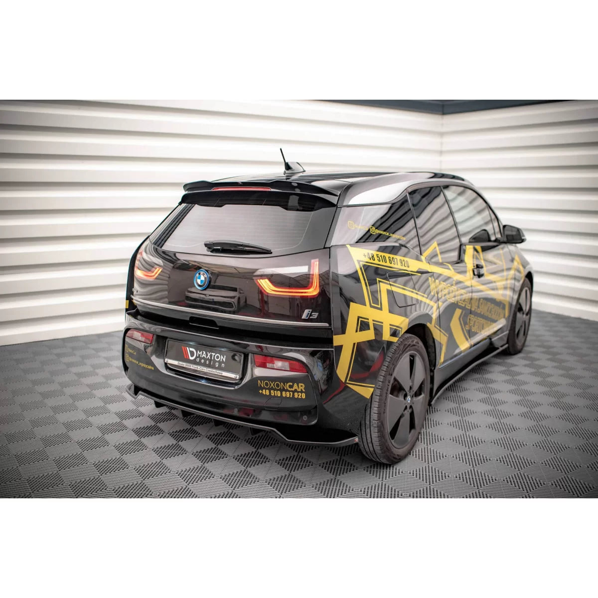 Spoiler Posteriore Nero Lucido per BMW I3 2017-2022